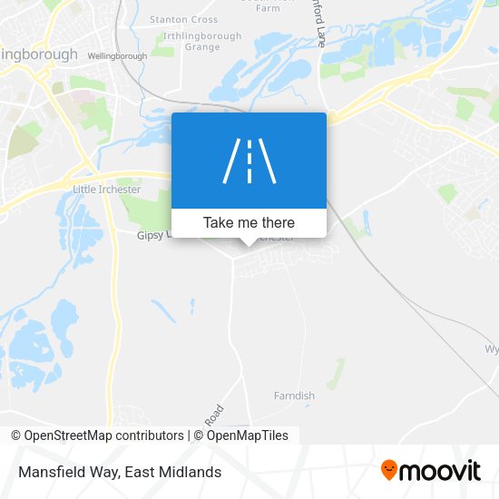 Mansfield Way map