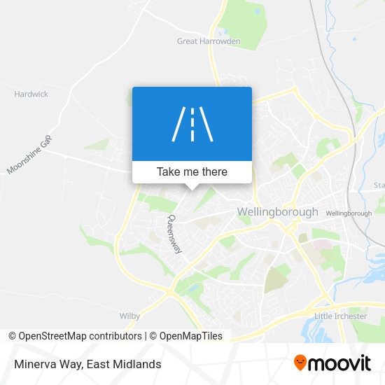 Minerva Way map