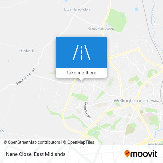 Nene Close map
