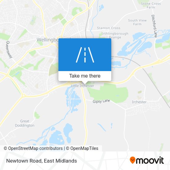 Newtown Road map