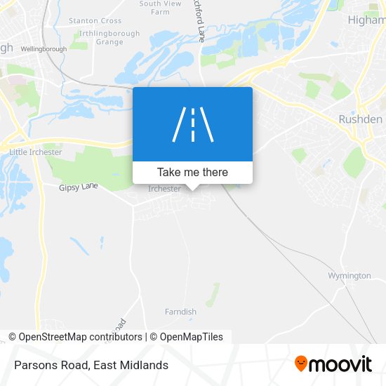 Parsons Road map