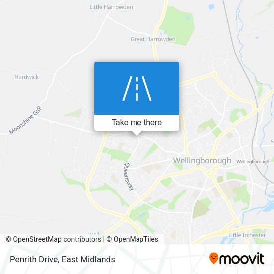Penrith Drive map