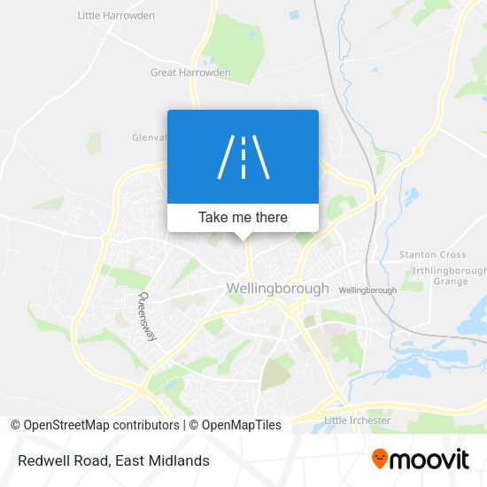 Redwell Road map