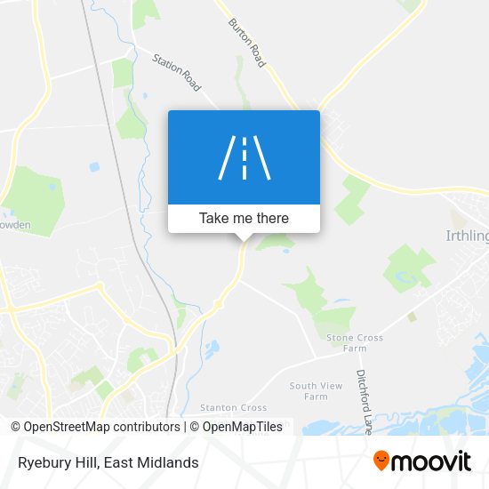 Ryebury Hill map