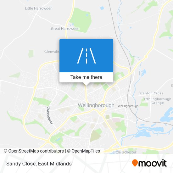 Sandy Close map