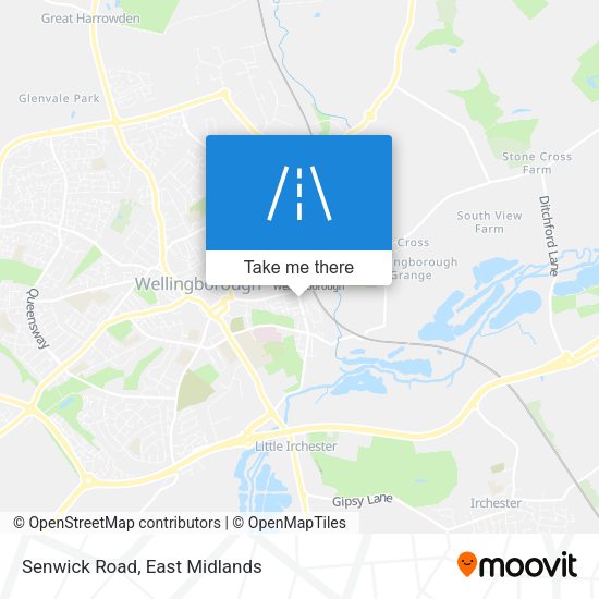 Senwick Road map