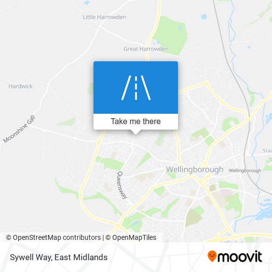 Sywell Way map