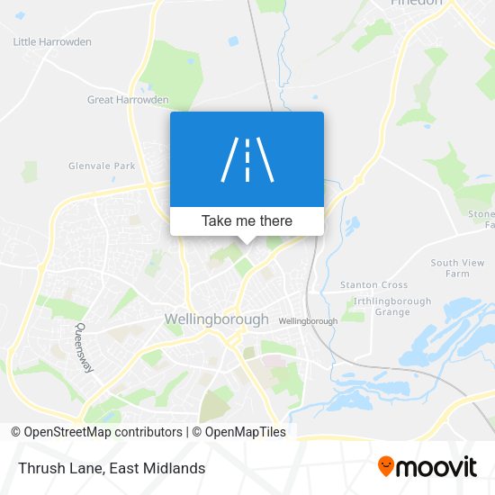 Thrush Lane map