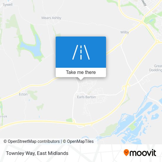Townley Way map