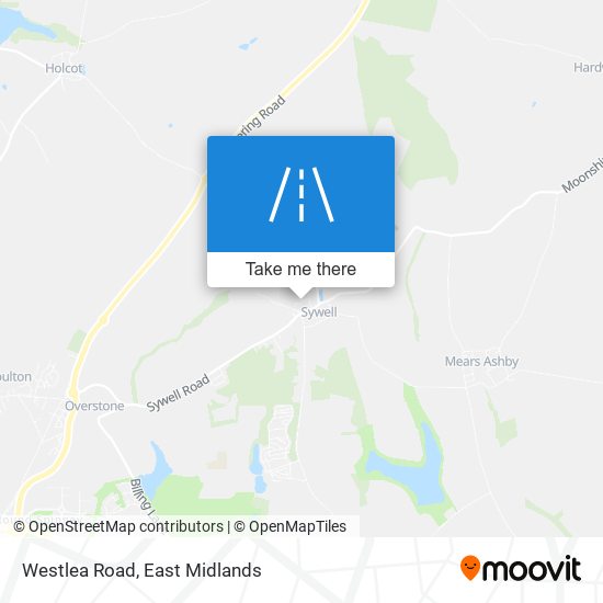 Westlea Road map