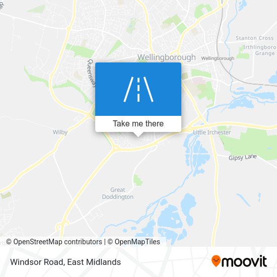 Windsor Road map