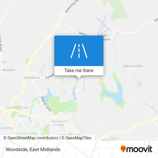 Woodside map
