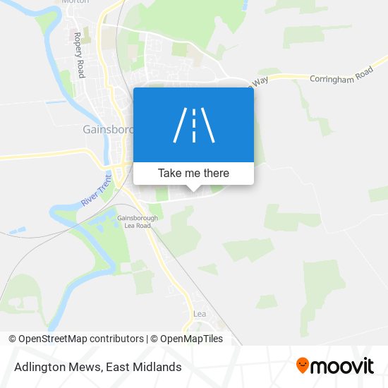 Adlington Mews map