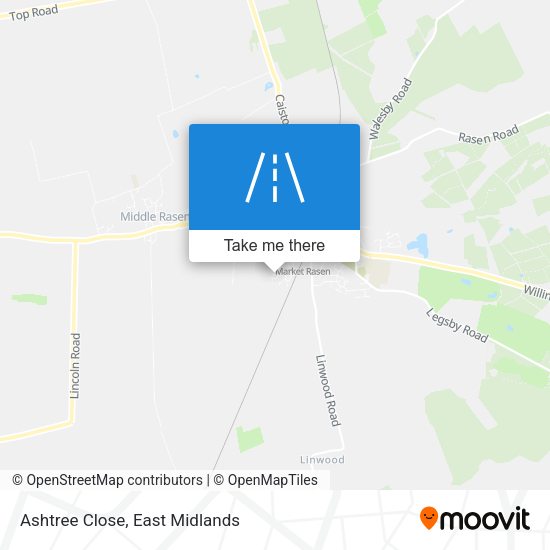 Ashtree Close map