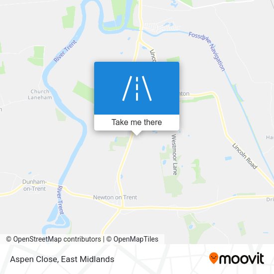 Aspen Close map