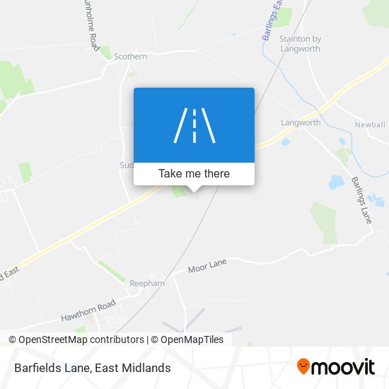 Barfields Lane map