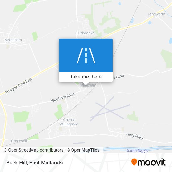 Beck Hill map
