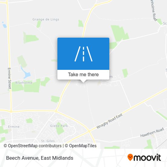 Beech Avenue map
