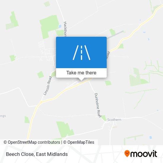 Beech Close map