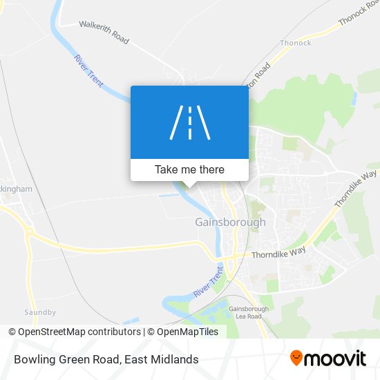 Bowling Green Road map