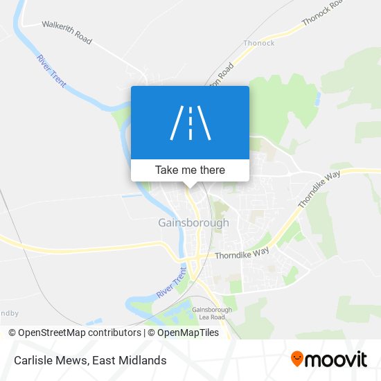 Carlisle Mews map