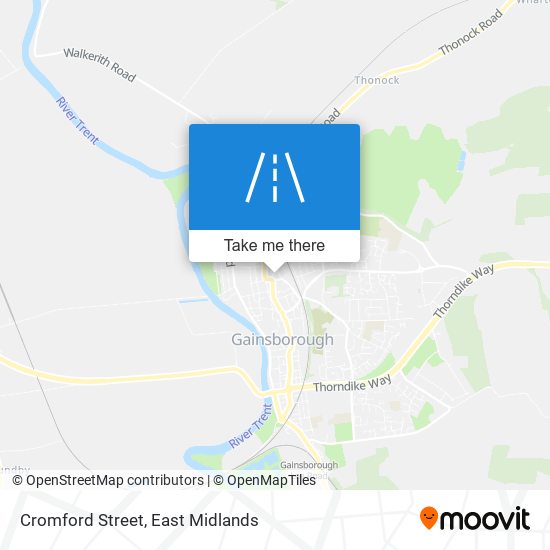 Cromford Street map