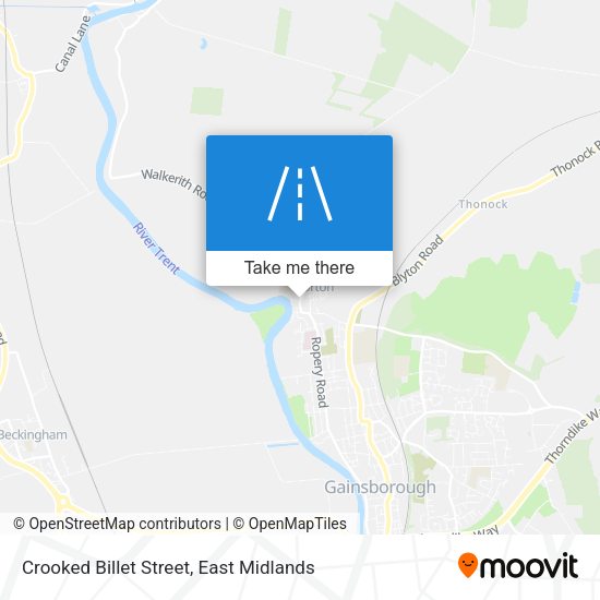 Crooked Billet Street map