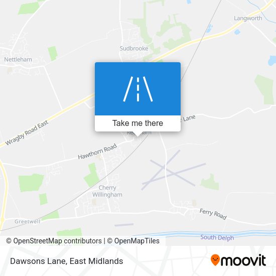Dawsons Lane map