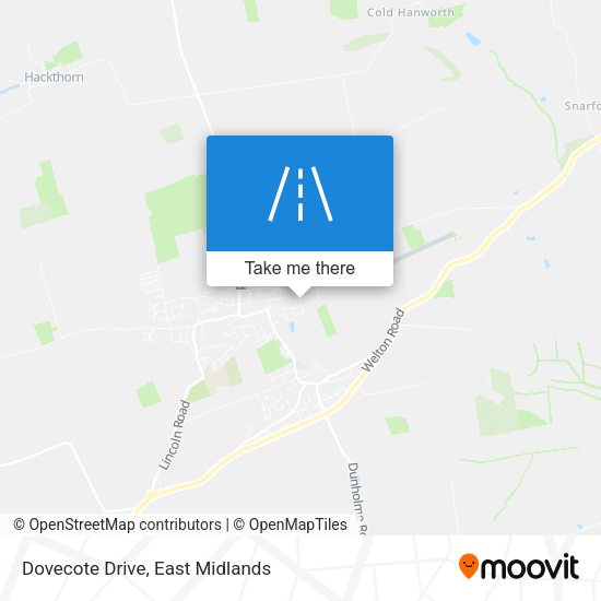 Dovecote Drive map