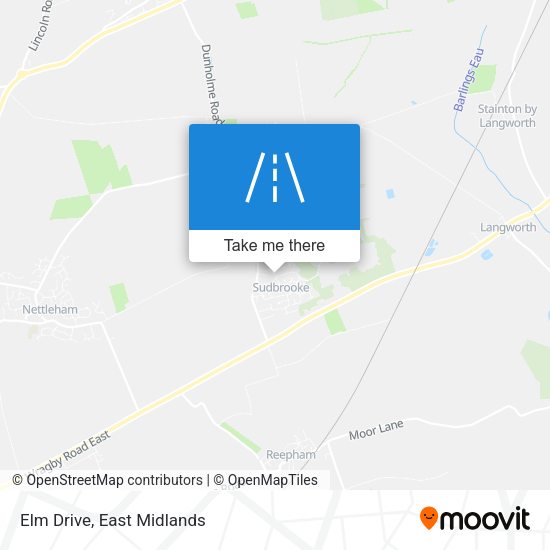 Elm Drive map