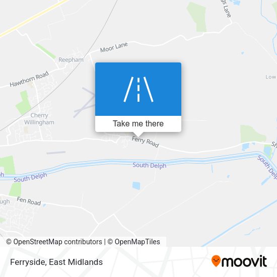 Ferryside map