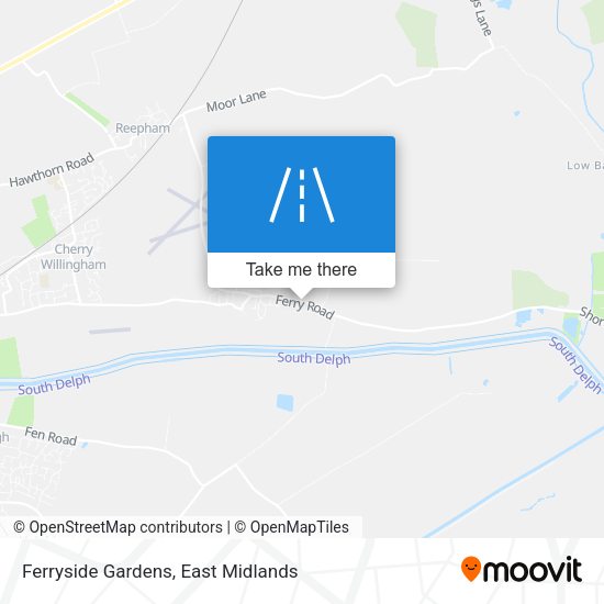 Ferryside Gardens map