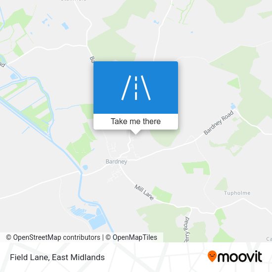 Field Lane map