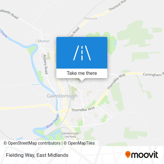 Fielding Way map