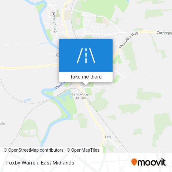 Foxby Warren map