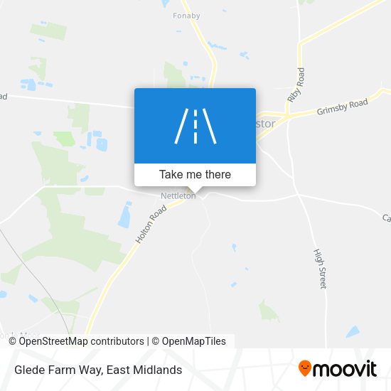 Glede Farm Way map