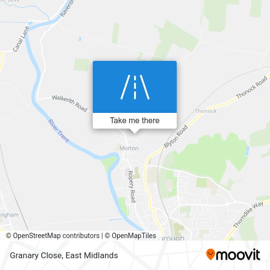 Granary Close map