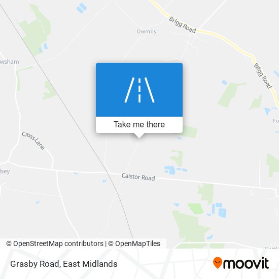 Grasby Road map