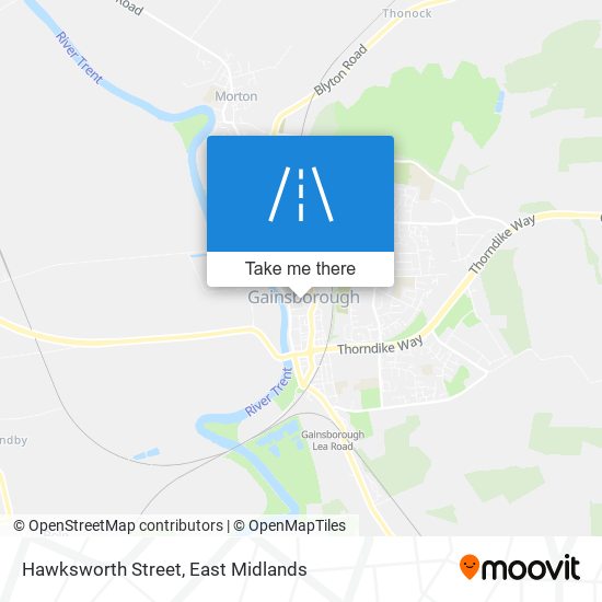 Hawksworth Street map
