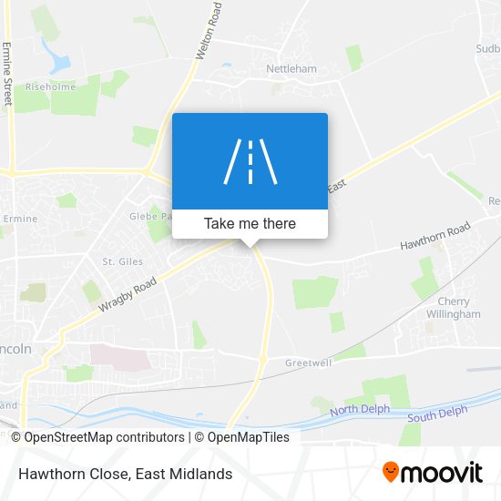 Hawthorn Close map