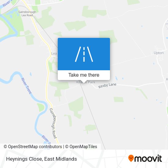 Heynings Close map