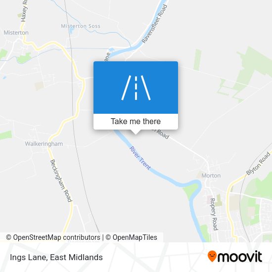 Ings Lane map
