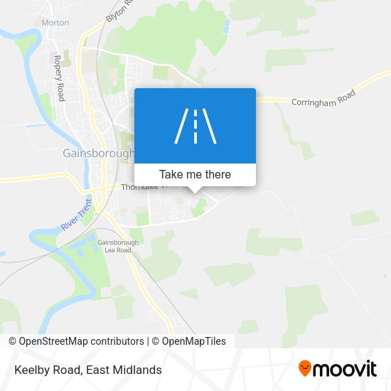 Keelby Road map