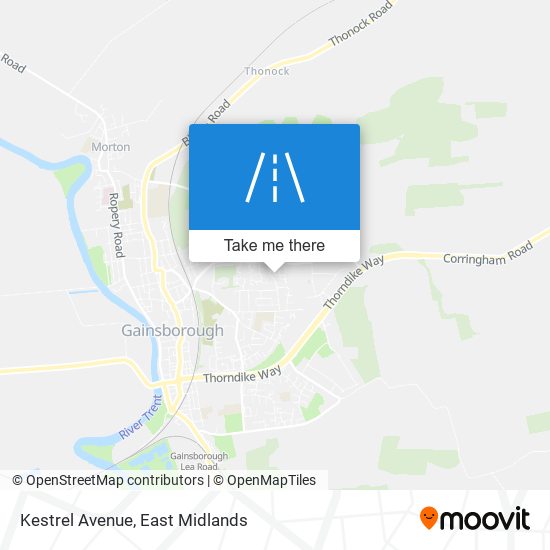 Kestrel Avenue map