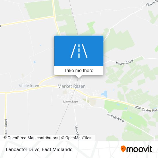 Lancaster Drive map