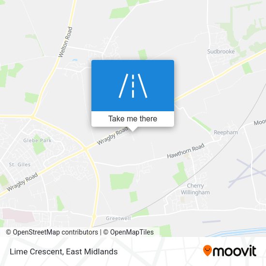 Lime Crescent map