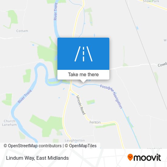 Lindum Way map