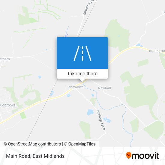 Main Road map