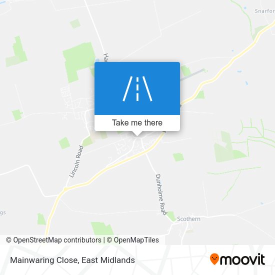 Mainwaring Close map