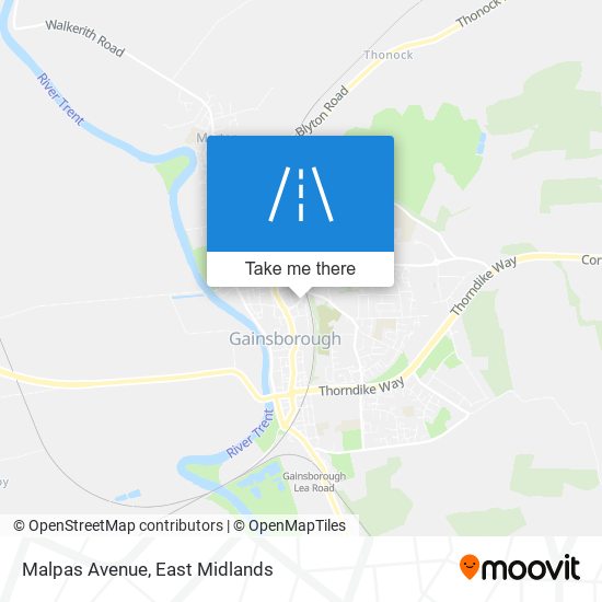 Malpas Avenue map